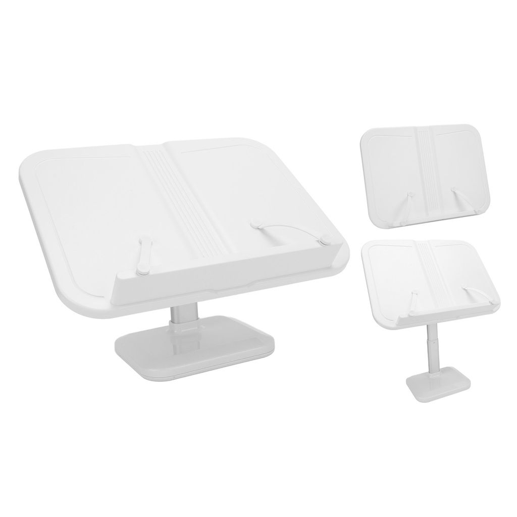New Desk Book Stand Desk Book Reading Stand White Adjustable Children Reading Stand Reading Desktop 