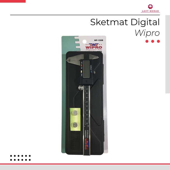 Sigmat Digital 6" (150Mm) Wipro/ Segmat/ Jangka Sorong/ Digital Calper