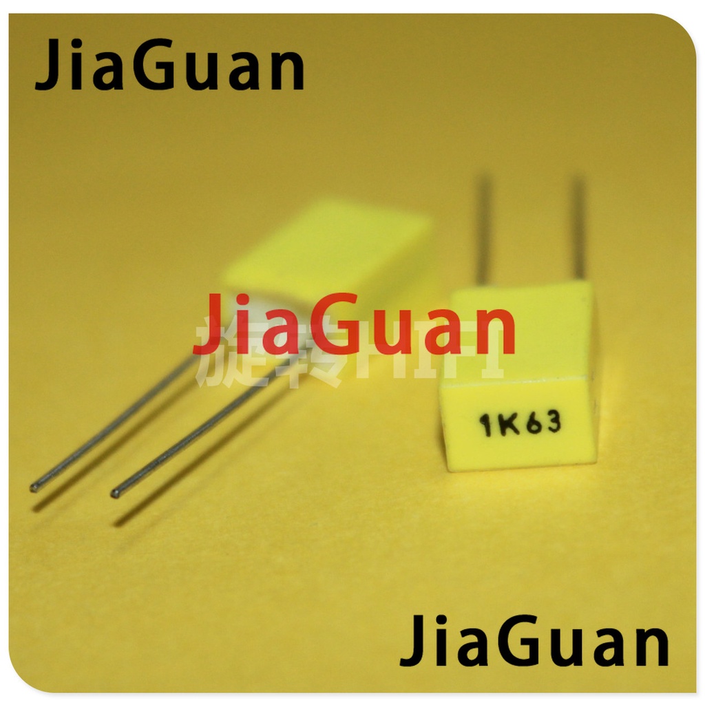 MONEYRAIN 50PCS AV R82 1uF/63V P5MM yellow copper film capacitor KEMET 105/63V MKT 1K63 1000nF 63V A