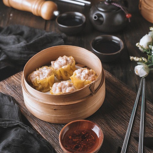 silahkan- Mangkuk Dimsum Mangkuk Kukus Rotan Kecil dan Sedang