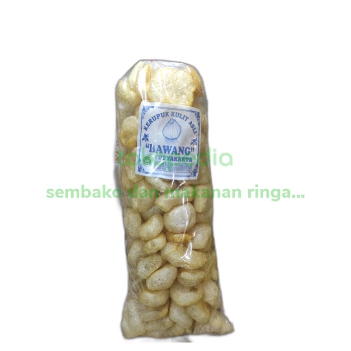 

Kerupuk Kulit Sapi Asli Jogja Cap Bawang 500 gram
