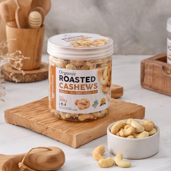 

Kacang Mede Premium Panggang Organik Utuh Renyah Oven Roasted Cashew Nut Organic Matang Mente Mete