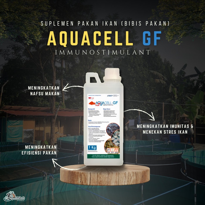 Product Laris Aquacell-Gf 1 Kg - Suplemen Pakan Ikan
