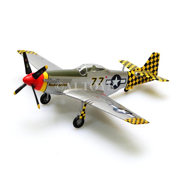 TERLARIS Miniatur Pesawat P51D Mustang USAAF 325th FG Easy Model 13 cm 1:72