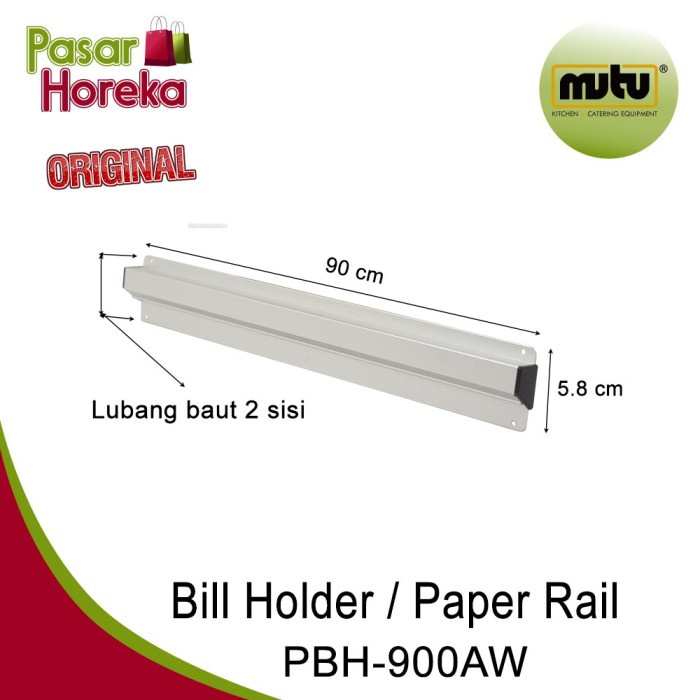 

PENJEPIT KERTAS CAFE ORDER / BILL HOLDER / PAPER RAIL PBH-900AW / MUTU