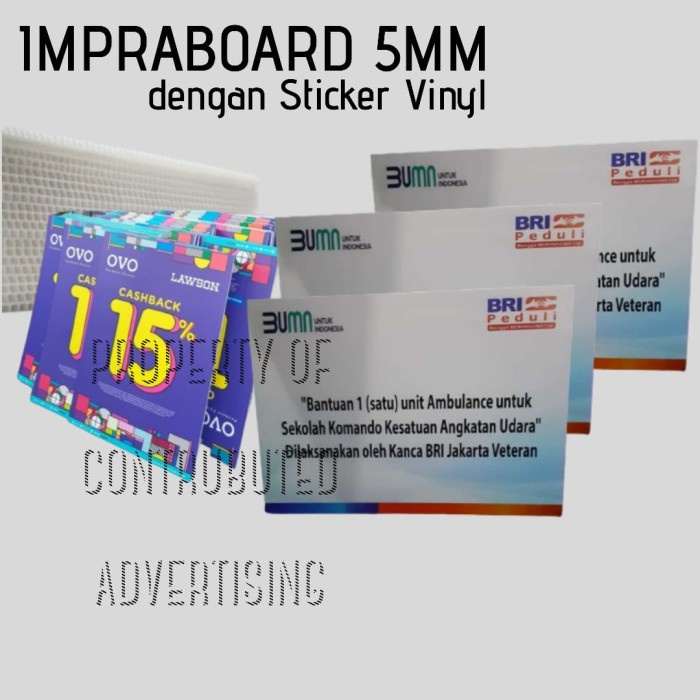 

IMPRABORD 60X80CM 5MM PLUS STICKER