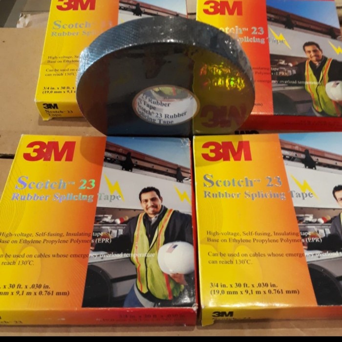 

SOLASI SCOTCH 23 3M ISOLASI RUBBER- SOLASI TARIK TAHAN AIR
