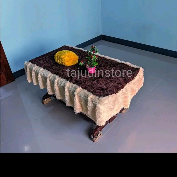 Best Seller Taplak Rumbai Kombinasi 100X50 Rumbai 20Cm Taplak Meja Ruang Tamu Taplak Cantik Taplak