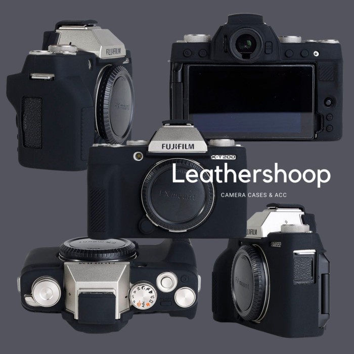 FUJIFILM XT200 FUJI X-T200 SOFTCASE COVER SILICONE