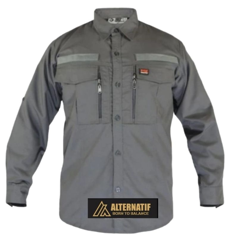 W-tac KEMEJA TACTICAL OUTDOOR PRIA DEWASA PREMIUM SERAGAM KEMEJA GUNUNG PARTAI KPU READY JUMBO