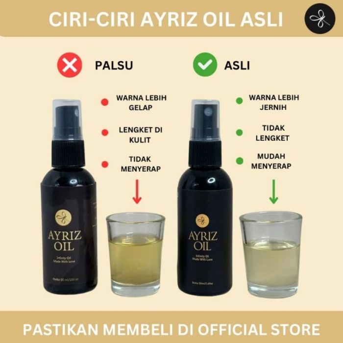 Terlaris Ayriz Oil Original Minyak Terapi Herbal Size 50/100Ml, Ayriz Oil Asli, Airis Oil Original