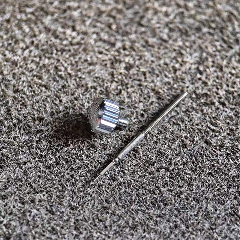 For Longines Master L2.357.4 Head Accessories Adjust Time Button Crown Silver