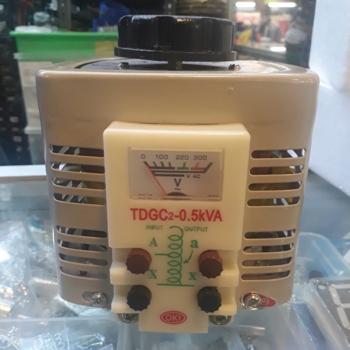 Ready transformer slide regulator oki TDGC2 500 Va