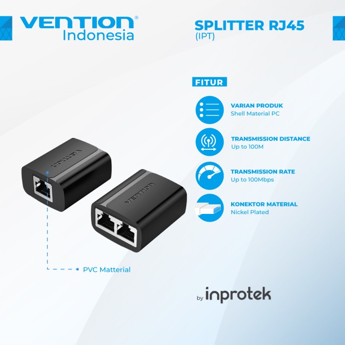 Ready Vention Splitter RJ45