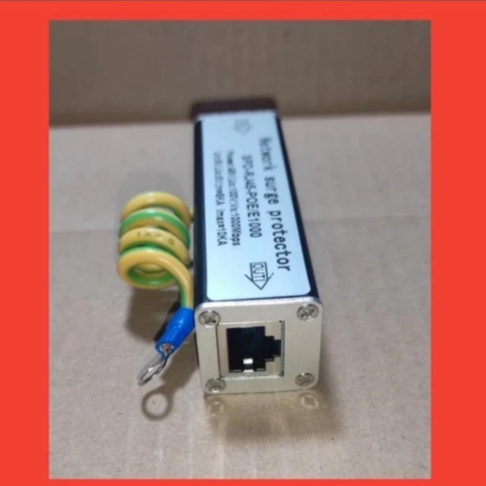 Ready NETWORK SURGE PROTECTOR RJ 45 LAN POE 1000mbps ANTI PETIR RJ 45 LAN