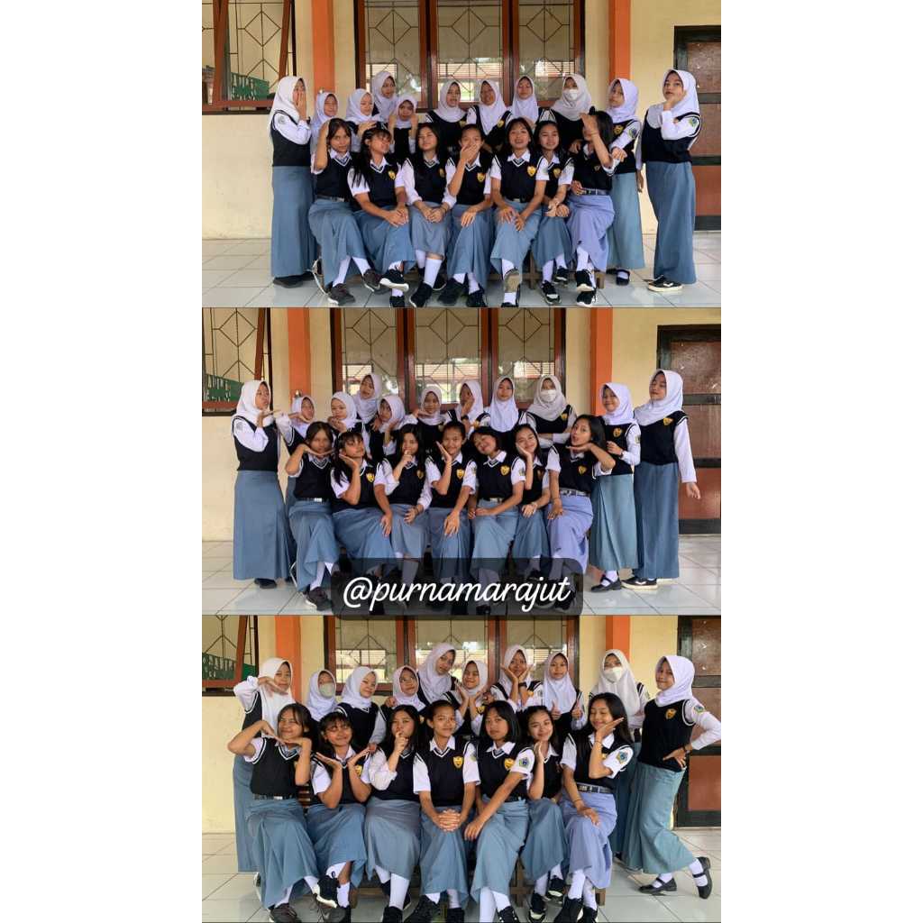 BEST SELLER ROMPI RAJUT SEKOLAH - Vest Murah TK SD SMP SMA