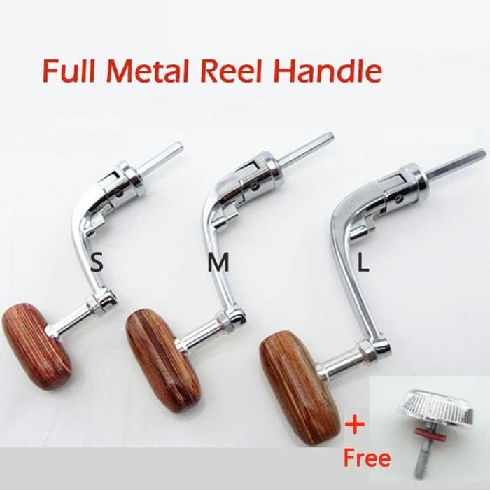 Ready Handle Pengganti Pancing Full Metal untuk Reel Ukuran 200-7000