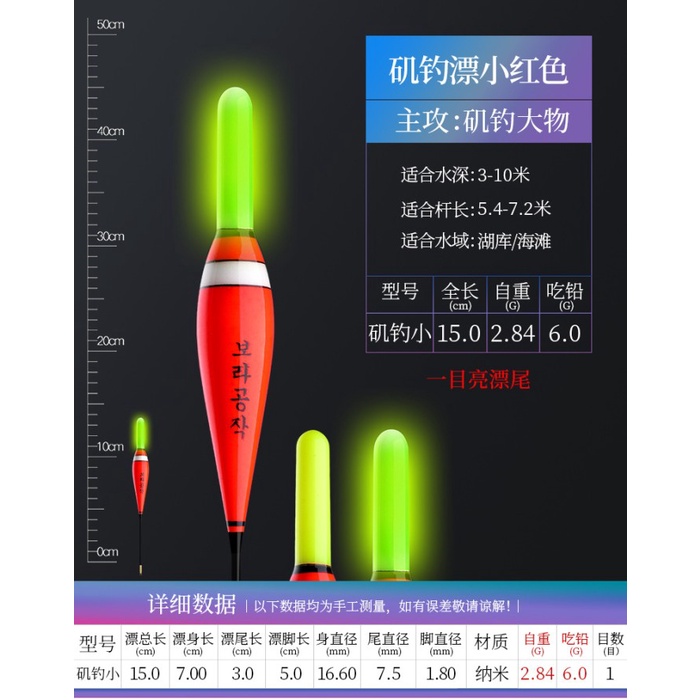 TERBARU Pelampung Pancing Starlet LED Pake Battery CR425 untuk mancing malam