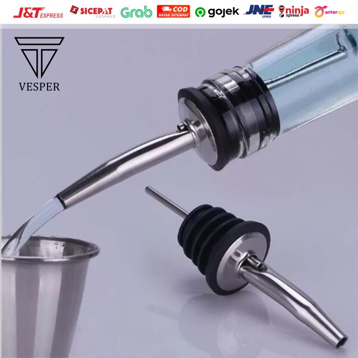 Pourer botol / wine pourer / penutup botol / pourer stainless steel