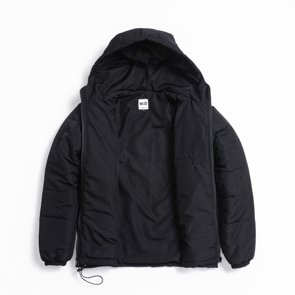 Lune Puffer Jacket Black Jaket Puffer Hitam - WNB Indonesia