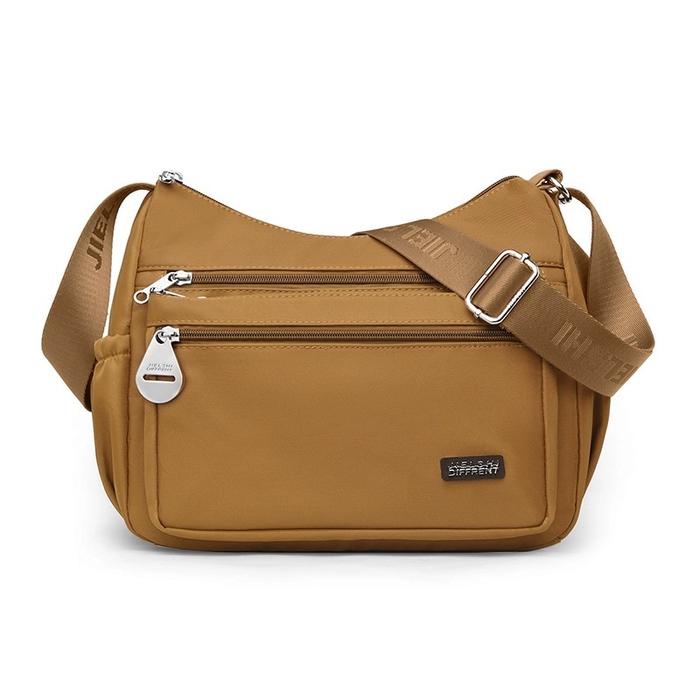 New Jielshi Tas Selempang Wanita 3760 -Slingbag Berbahan Parasut Premium Furing Full Embos Original