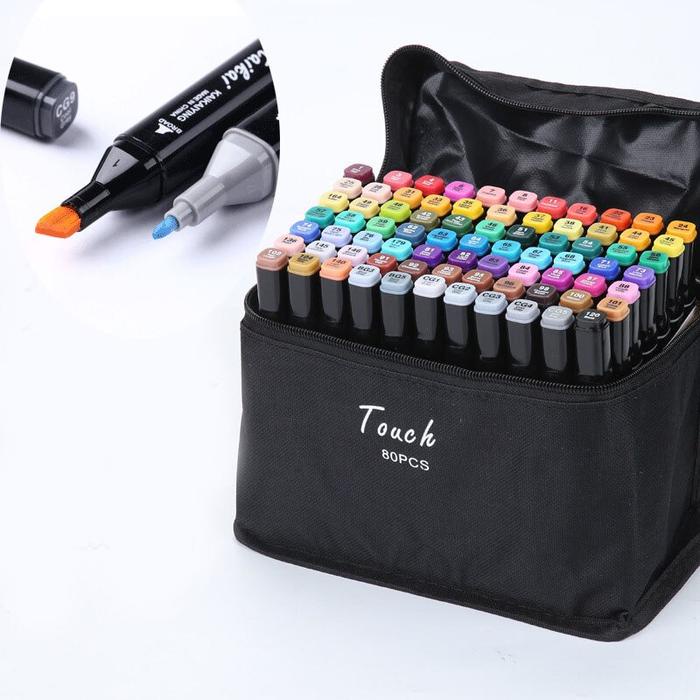 

New Spidoli Color Marker With Bag Spidol Warna Dengan Tas 24/48