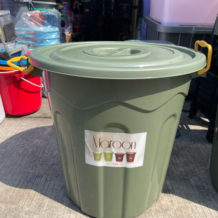 EMBER PLASTIK MAROON UKURAN,40,50,60,80,100 LITER / EMBER BESAR