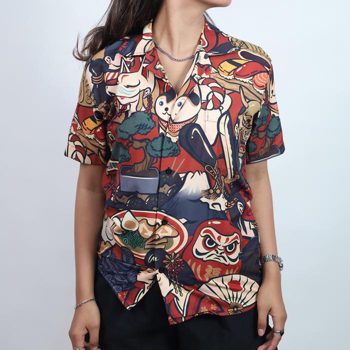 Zeno-BAJU KEMEJA KEKINIAN PRIA WANITA DOWEAR MOTIF KARAKTER JEPANG 029 Baju Printing