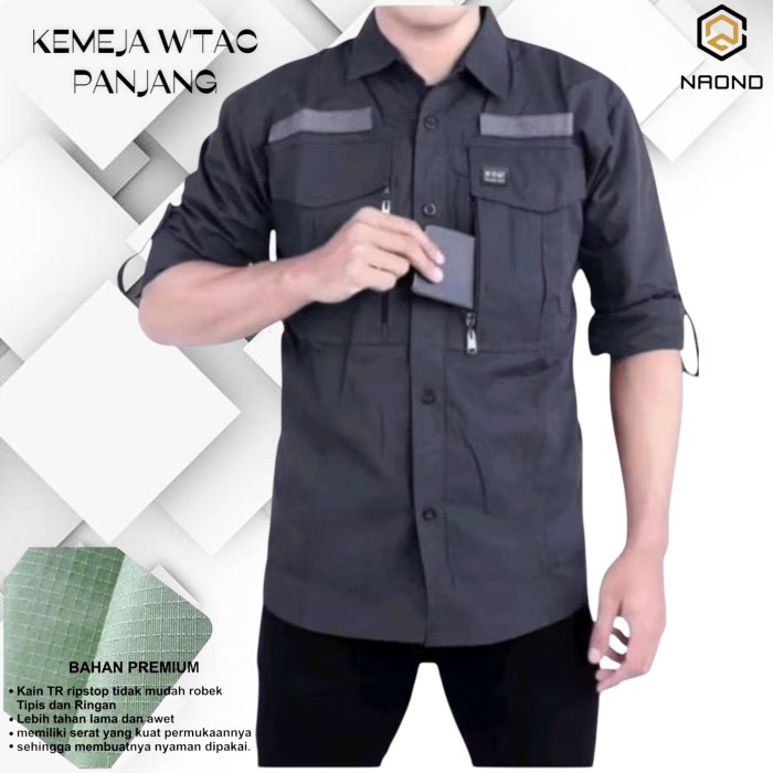 Zeno-KEMEJA TACTICAL W'TAC PANJANG- LENGAN PANJANG - KEMETACTICAL - 511