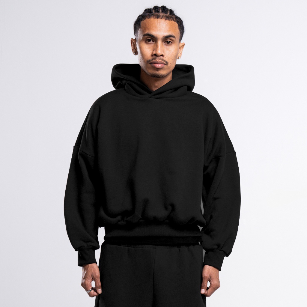 JORN - Hoodie Boxy Cut Hoodie Boxy 330gsm Hoodie Hoodie Oversize Jumper Oversize Hoodie Pria Jaket