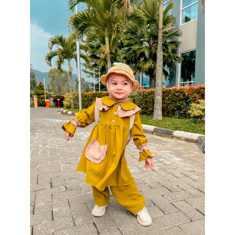 AISKA one set anak perempuan Terbaru 2023 one set anak perempuan 1 tahun one set anak perempuan 2