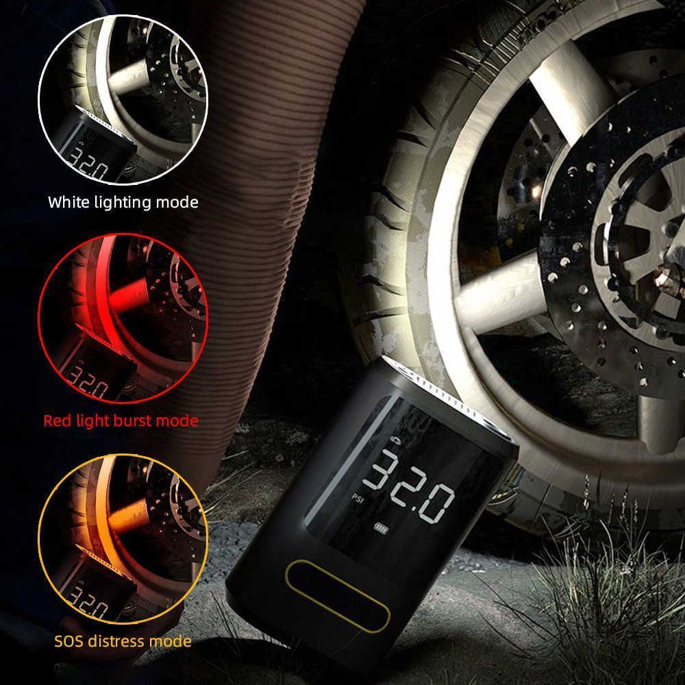 AYOOOLLARIZSS Pompa Ban Electric Air Pump Inflator Portable USB Lighter Pompa Ban Motor Pompa