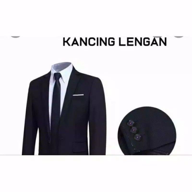 JAS PRIA JAS/BLAZER PRIA CASUAL JAS HITAM JAS PRIA BLAZER PRIA JAS RESMI JAS KEREN JAS PORMAL JAS