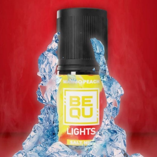 [SALT] BEQU LIGHTS V2 MANGO PEACH SALTNIC 30ML 12MG 30MG BY PODA