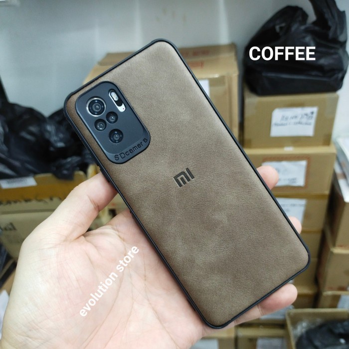 Redmi Note 10 Note 10s Note 10 PRO soft case leather kulit cover slim