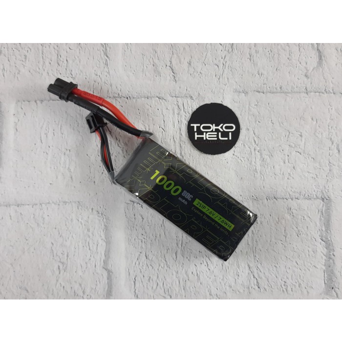 Flywoo Flylens 85 1000Mah Hv 2S 80C Explorer Lipo Battery Xt30