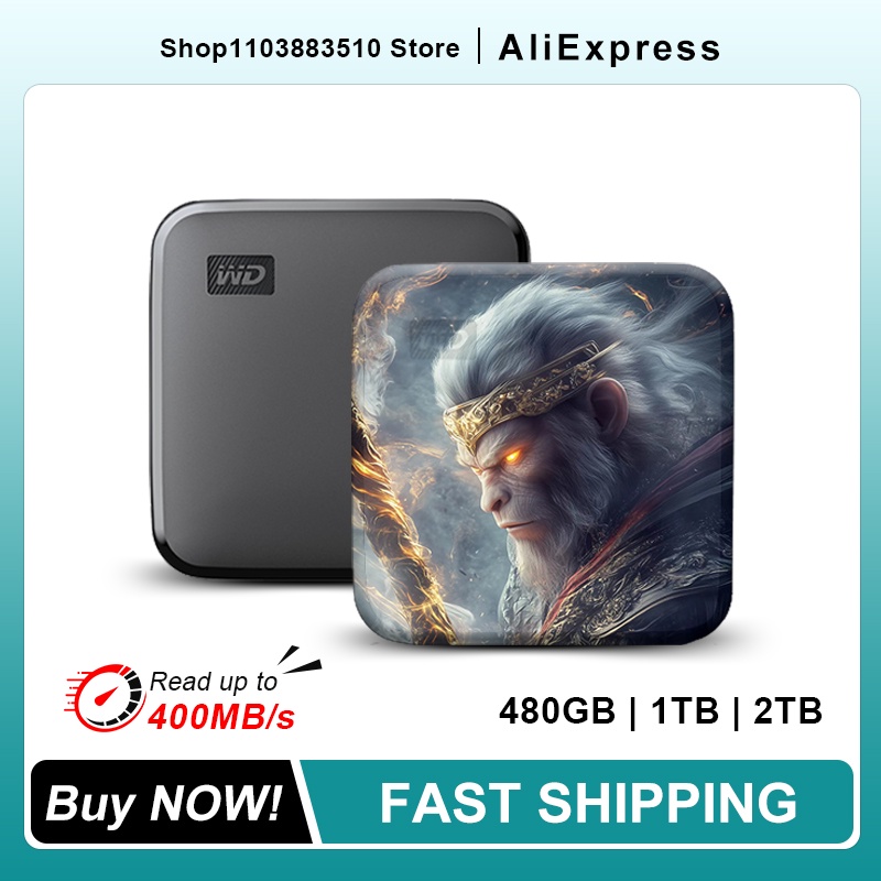 WD Elements SE 2TB Portable Solid State Drive External SSD 480GB USB 3.0 External Hard Drive 1TB New