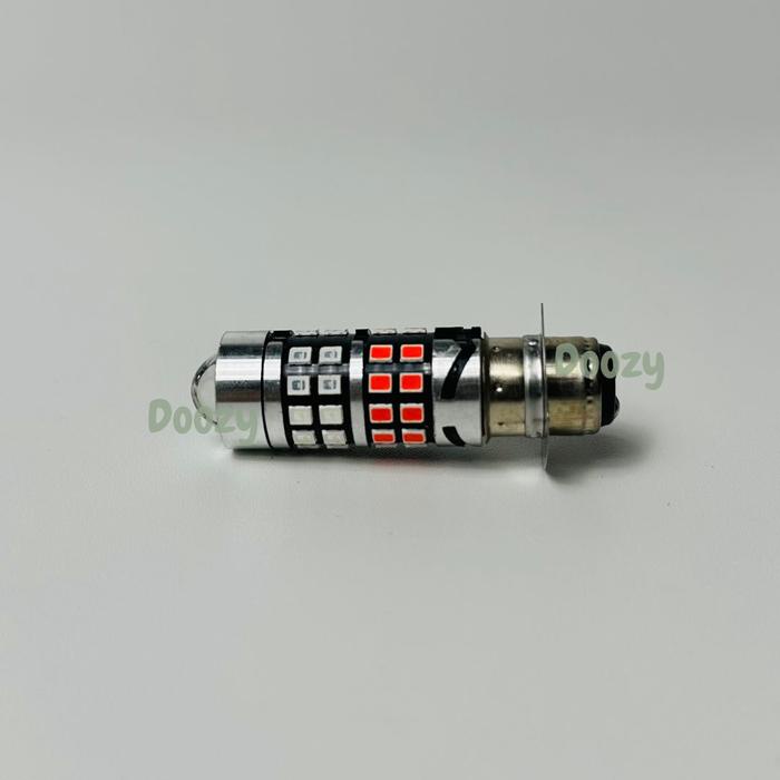 Ibright Lampu Utama H6 Led Putih Kuning Body Senja Cahaya Laser Dekat Jauh Bisa Ac Dc Untuk Motor