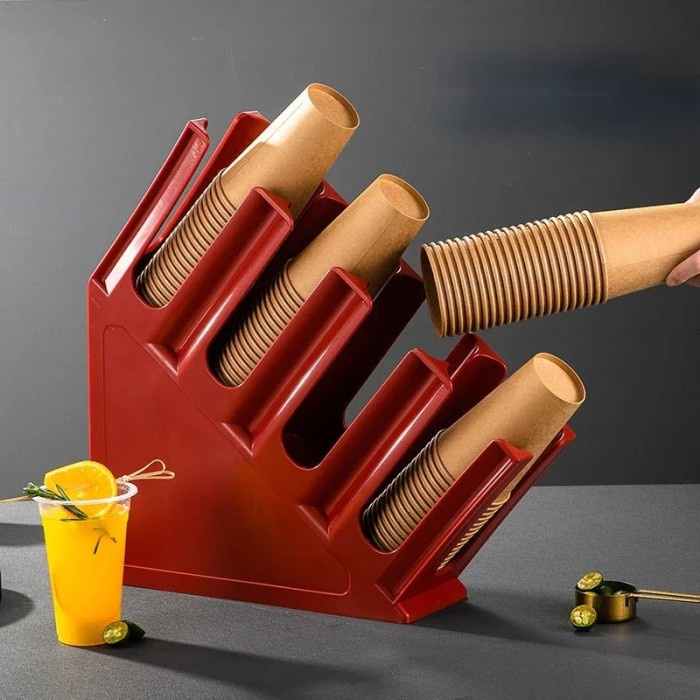 Cup Holder Injection Molding Coffee Shop Tea Shop Bar Storage