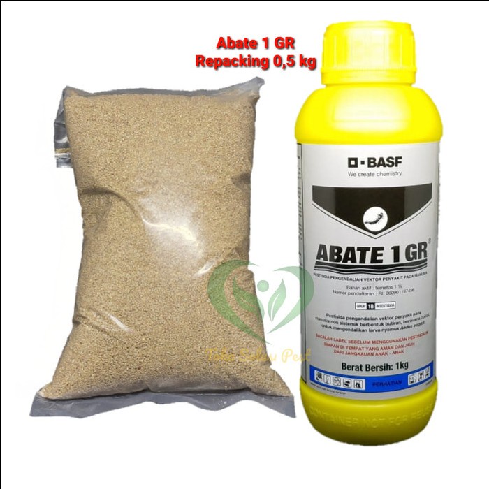 Abate 1 GR pembasmi jentik nyamuk isi 500 gram larvasida dbd malaria