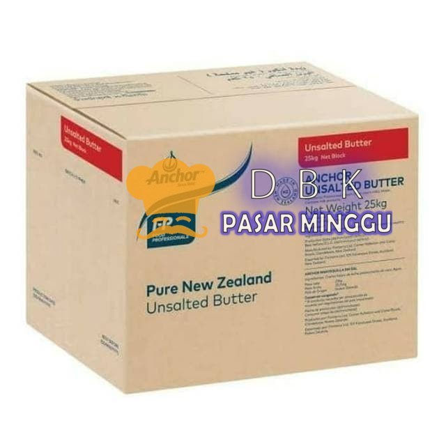 

Anchor Unsalted butter tawar Anchor Salted Butter asin REPACK 500gr