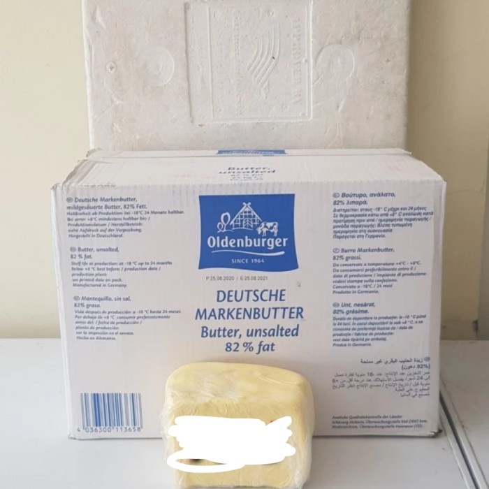 

butter Unsalted germany olden burger repack 1 kg