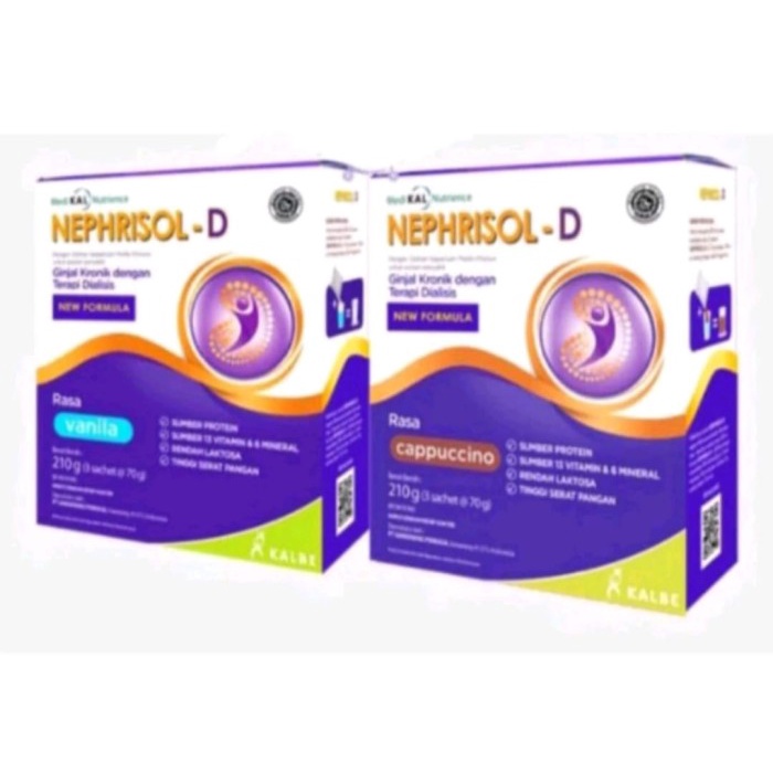 

Nephrisol D Vanila/Cappucino 210gr