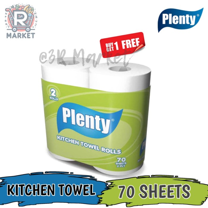 

Tissue Plenty Kitchen Towel Rolls Tisu Dapur 70 Sheets