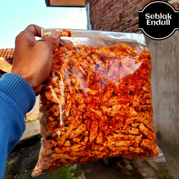 

UI960 seblak endull - Basreng pedas daun jeruk kemasan 500gram Cemilan Instan Makanan Food Snack