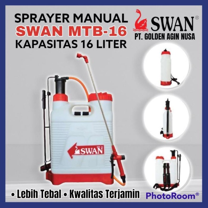Terbaik Sprayer Manual SWAN 16 Liter / Tangki Semprot pertanian/