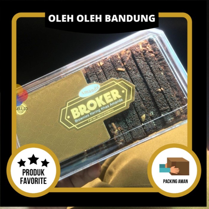 

OBRAL Broker by Amanda Brownies - Brownies Kering Oleh Oleh Bandung JR239