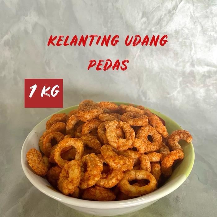 

TERMURAH 1 kg KELANTING UDANG PEDAS & renyah ! oleh oleh lampung Food Snacks Kering EJ650