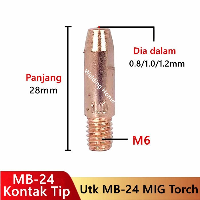 Goldenelectric Mb24 Swanneck Swan Neck Untuk Mb-24 24Kd Mig Stang Las Welding Torch