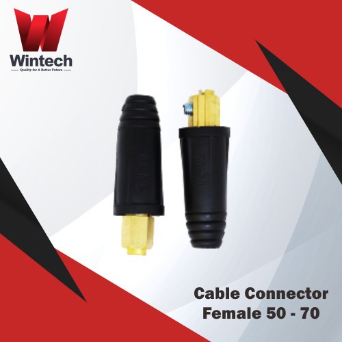 Goldenelectric Kabel Konektor Las Welding / Cable Connector Welding Female 50-70